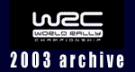 WRC - World Rally Championship - 2003 archive