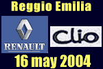 Renault Clio Reggio Emilia - 16 May 2004