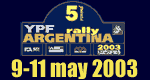 Rally Argentina - 9/11 May 2003