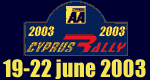 Cyprus Rally - 19/22 June 2003