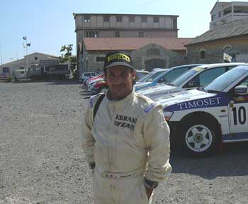 Stefano Casadio - Il navigatore della scuderia Errani Team al Rally di Montecarlo