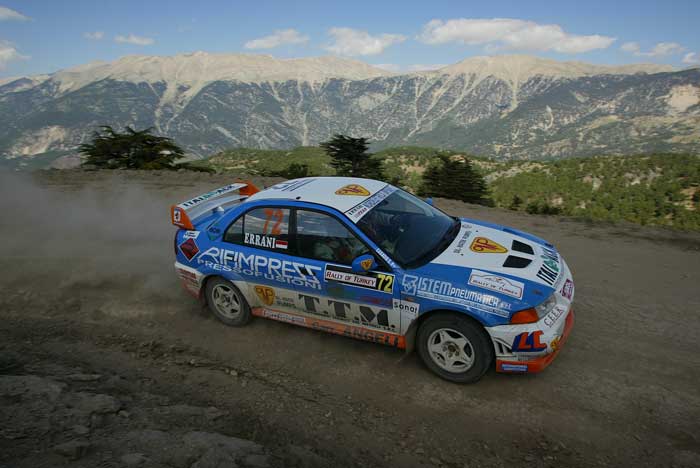 Riccardo Errani - driver of Errani Team at the World Rally Championship Production 2003