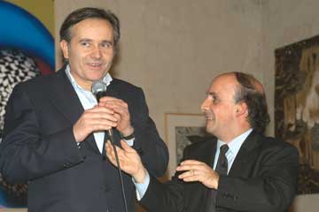 Claudio Ronchini (Assessore allo Sport) e Stefano Casadio - Foto scattata al Galà Errani Team