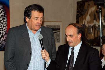 Giancarlo Minardi (Team Manager) e Stefano Casadio - Foto scattata al Galà Errani Team