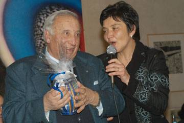 Marcello Sabatini (Giornalista) e Callegati Donatella (Assessore alla Cultura) - Foto scattata al Galà Errani Team