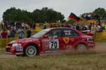 Mitsubishi evo VI - Race car used by Riccardo Errani for rally competitions