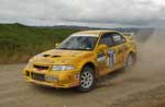 Mitsubishi evo VI Right drive - Race car used by Riccardo Errani for rally competitions