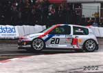 Clio 3000 - Vettura usata da Riccardo Errani per le gare di rally