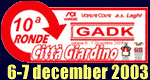 10° Ronde Città Giardino - 6/7 December 2003